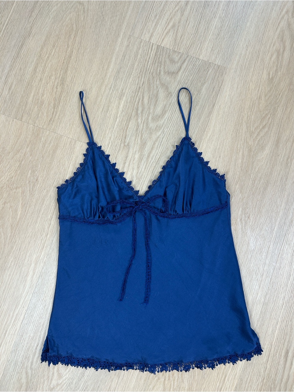 Y2K Yoana Baraschi 100% Silk Cami Tank M